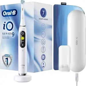 Preț mic Periuta electrica Oral-B iO9 Alb Tehnologie Magnetica Display Interactiv 7 Moduri Inteligente