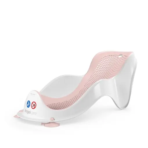 Cel mai bun preț Angelcare Badesitz Light Pink Suport Ergonomic pentru Baie Bebe Material Soft-Touch