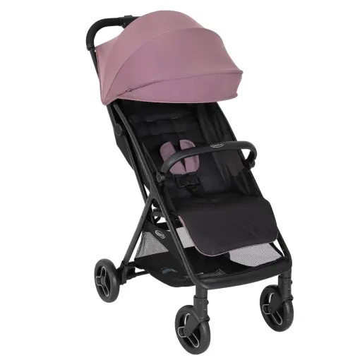 Carucior Graco Myavo 58 kg pliabil automat pentru nou-nascuti si copii pana la 22 kg culoare Mulberry Nu rata