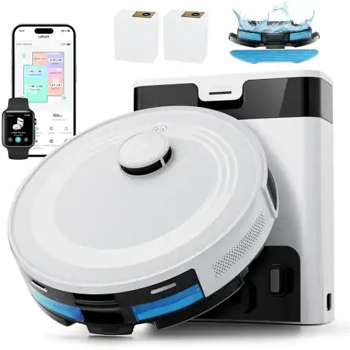 Doar azi Lefant M2 Pro Robot Aspirator cu Functie de Spalare si Navigatie LiDAR