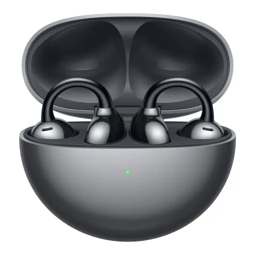 Discount Casti wireless HUAWEI FreeClip Open-Ear Noise Cancelling autonomie extinsa Negru