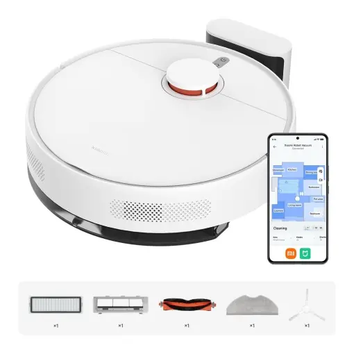 Aspirator robot Xiaomi S40C 2-in-1 5000Pa navigare laser LDS mop integrat Retur ușor