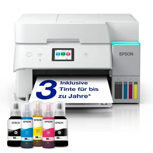 Retur gratuit Imprimanta multifunctionala Epson EcoTank ET-4956 A4 Wi-Fi Duplex Alb