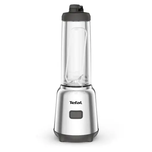 Blender Tefal Mix Move Mini BL15FD 300W 2 sticle Tritan To-Go Design compact ArgintiuGri Bestseller