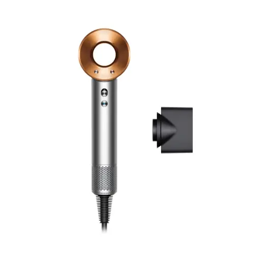 Reducere Uscator de par Dyson Supersonic Origin NickelCupru uscare rapida protectie impotriva caldurii extreme