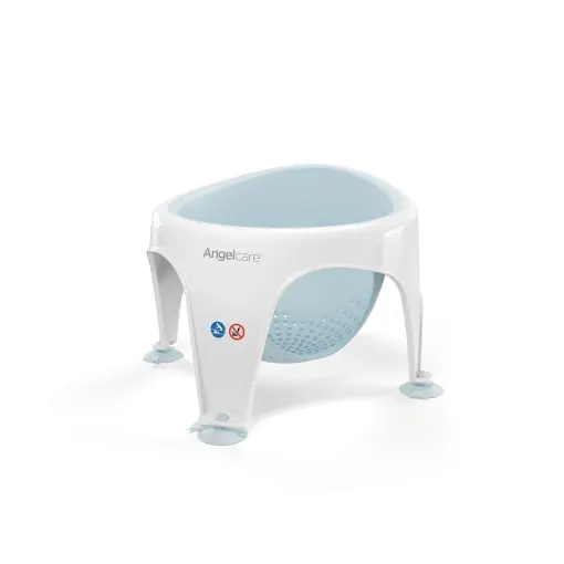 Angelcare Badering pentru baie 6-12 luni Light Aqua ergonomic si confortabil Vezi acum