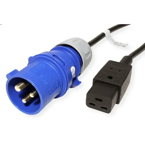 Reducere Cablu alimentare Bachmann 346112 conector C309 la C19 3m 16A negru