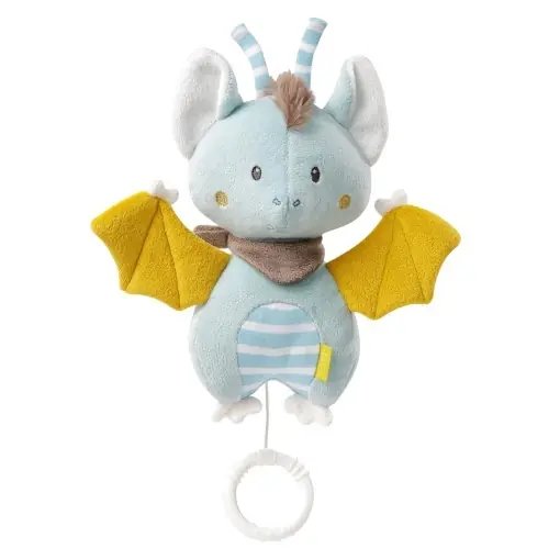 Fehn Mini Jucarie Muzicala Fledermaus 065022 Melodie Brahms Wiegenlied 21cm Retur gratuit