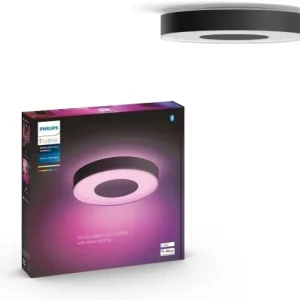 Plafoniera LED Philips Hue White Color Ambiance Infuse L 3700lm control inteligent negru Reduceri