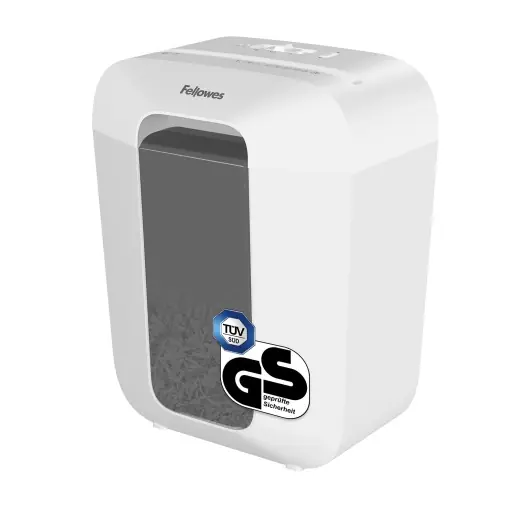 Cel mai bun preț Distrugator de documente Fellowes FS-9C Cross-Cut 9 coli alb P4 17L