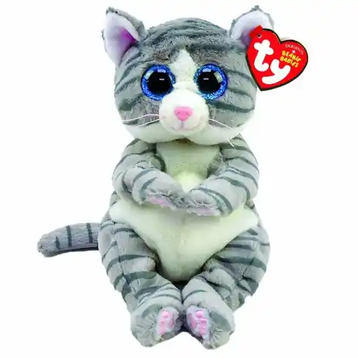 Plată sigură Mitzi Tabby Cat 17cm TY Jucarie Plus Material Poliester Ochi Stralucitori