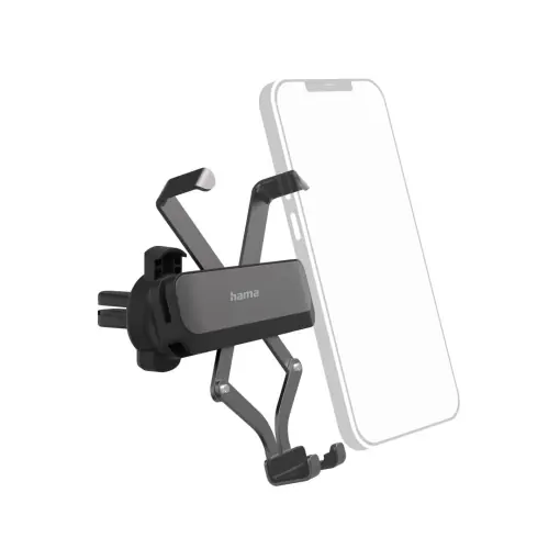 Suport auto telefon Hama Gravity Pro prindere ventilatie 5-9 cm Negru Ieftin