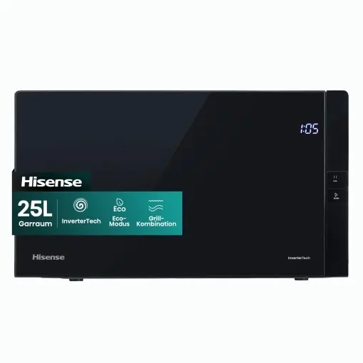 Cuptor cu microunde Hisense H25MOBS4HGI 25L 900W Negru InverterTech Preț promoțional