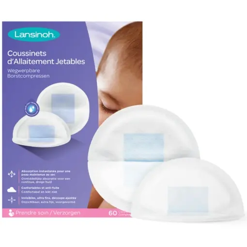 Doar azi Lansinoh Stilleinlagen 60 buc Ultra-saugbare si confortabile