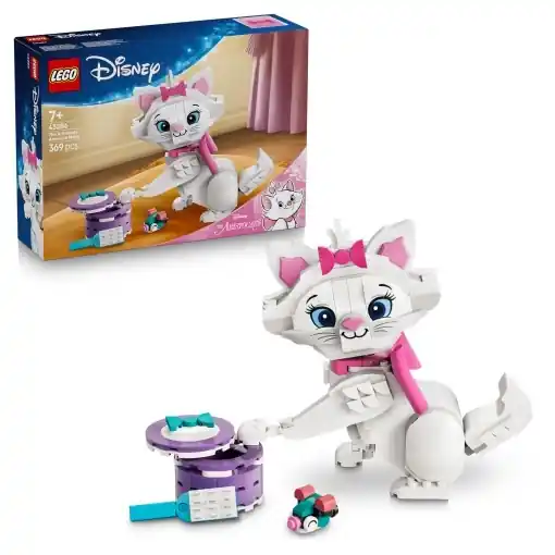 LEGO Disney Aristocats Marie 43286 Figurina Pisica Alba cu Accesorii 369 Piese Ofertă specială