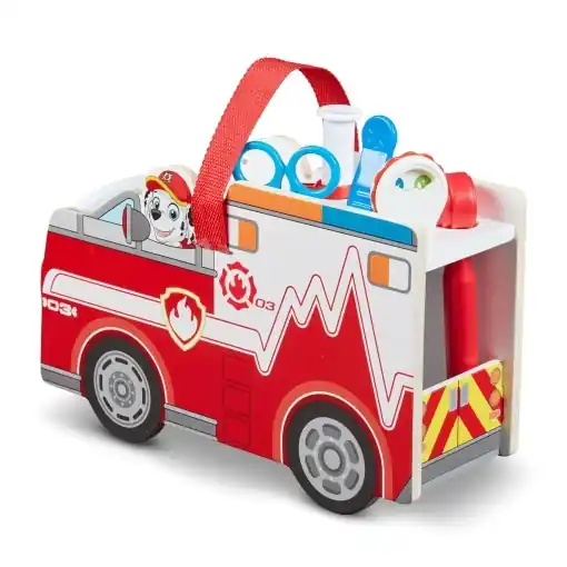 Set de joaca medic pentru copii Melissa Doug PAW Patrol Marshall, 14 piese, lemn Cumpără online
