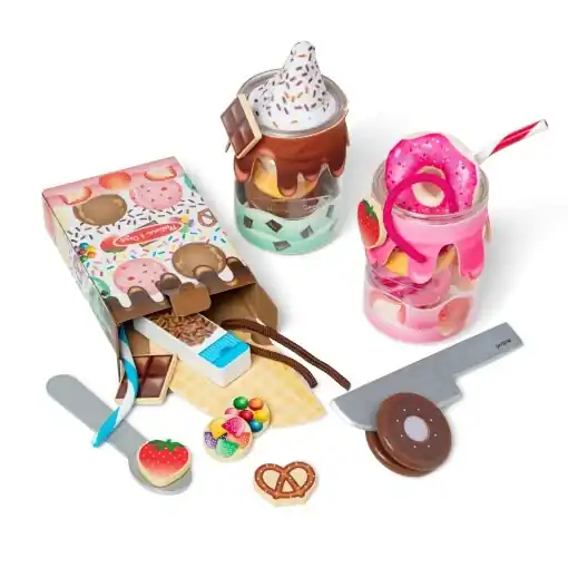 Cel mai vândut Set de joaca Melissa Doug Make a Shake, 37 piese, pentru copii peste 3 ani