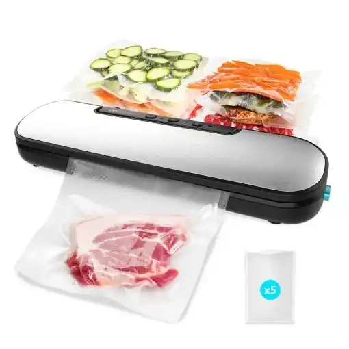 Aparat de vidat alimente Cecotec SealVac Easy Magnetik, 90W, 30 cm, 8 moduri Plată sigură