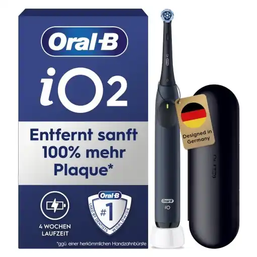 Preț mic Periuta de dinti electrica Oral-B iO Series 2, albastra, 3 moduri de curatare, cu etui de calatorie