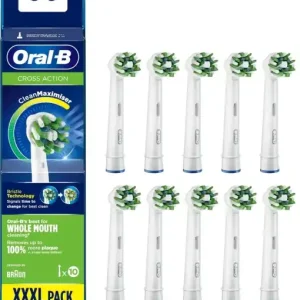 Reducere Capete de periuta electrica Oral-B Pro CrossAction, 10 buc, Alb