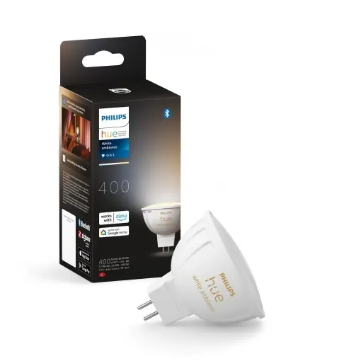 Bec LED Philips Hue White Ambiance MR16, lumina reglabila, compatibil sistem smart home Comandă acum