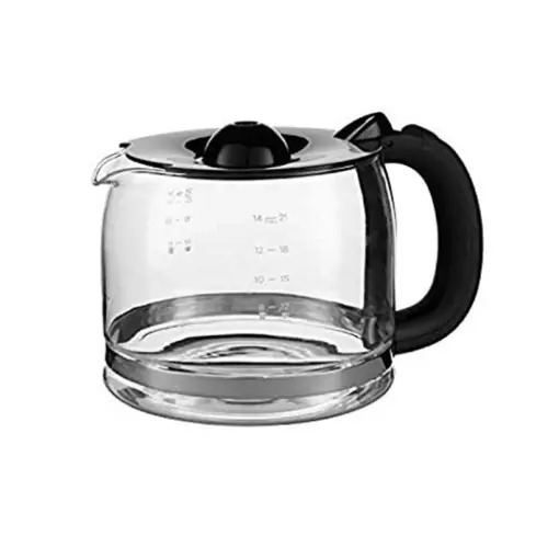 Ofertă limitată Cana de sticla pentru filtru cafea Russell Hobbs Luna, negru-alb, compatibila cu modelele 24320-56, 23240-56, 23241-57