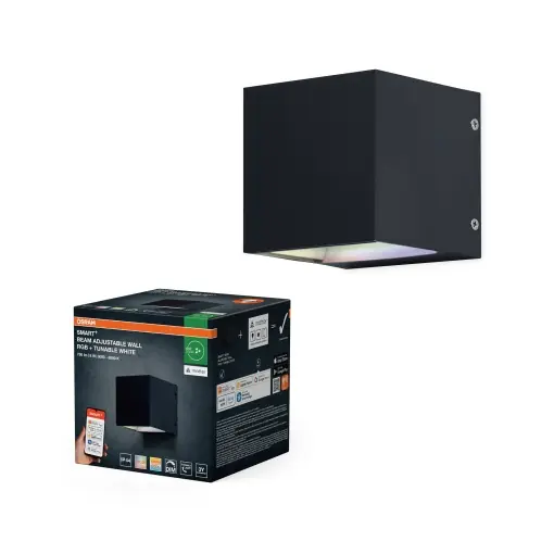 Aplica LED de exterior Osram SMART Matter, 8W, RGBTW, IP44, Negru Livrare gratuită