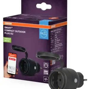 Ultima șansă Priza inteligenta de exterior OSRAM SMART ZIGBEE, control consum, IP44, negru