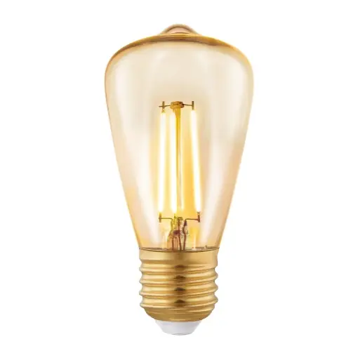Cel mai vândut Bec LED E27 EGLO ST48, 3,5W, lumina calda, design vintage, dimabil