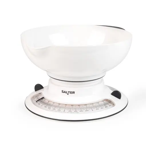 Bestseller Cantar de bucatarie mecanic Salter, capacitate 4 kg, cu bol detasabil 2.6L