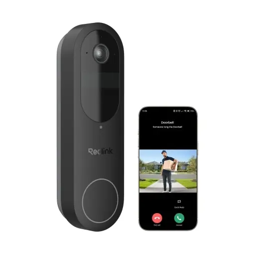 Lichidare de stoc Sonerie video wireless Reolink cu camera, 2K, vedere 11, Wi-Fi dual-band, detectie inteligenta