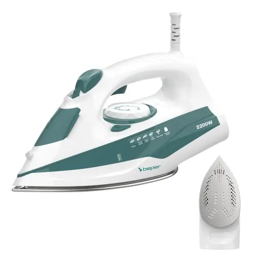 Fier de calcat Beper SteamPro 300, 2200 W, rezervor 300 ml, sistem anti-calcar Expediere rapidă