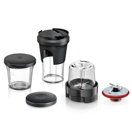 Set multifunctional pentru tocat si mixat Bosch MUZS68TM, 5-in-1, compatibil cu robot de bucatarie Serie 6 si Serie 8 Chilipir