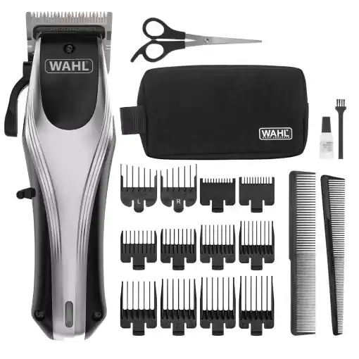 Masina de tuns Wahl Rapid Clip, autonomie 120 minute, lame autoascutite, set 10 piepteni Bestseller