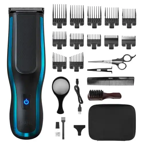 Ofertă specială Masina de tuns WAHL Self Clip 360, fara fir, 10 piepteni atasabili, autonomie 150 min, negru