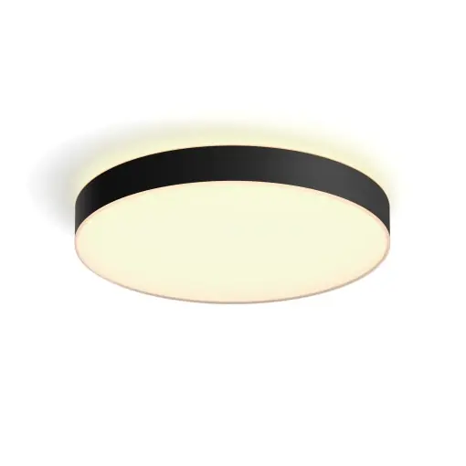 Comandă acum Plafoniera LED Philips Hue White Ambiance Enrave XL, 6100 lm, Negru, Dimabila