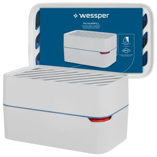 Absorbant de umiditate Wessper P4 HUMIFILL 500g, compact, fara curent, cu indicator de nivel Reducere extra