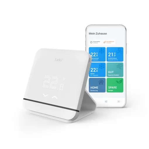 Controler inteligent pentru aer conditionat Tado V3, cu stand, compatibil Alexa si Google Assistant Transport gratuit