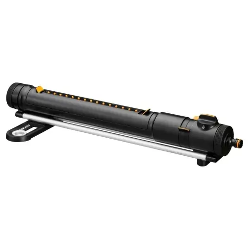 Aspersor oscilant Fiskars X-Series S-M, 150-300 m, negru-portocaliu Plată securizată