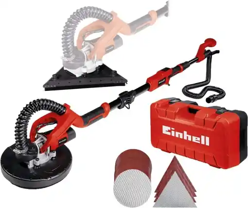 Slefuitor pentru pereti si tavane Einhell TE-DW 225 X, 750 W, disc 225 mm, brat telescopic 165 cm Doar azi