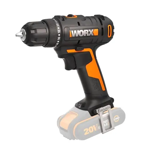 Masina de gaurit si insurubat WORX WX100, 20V, 30Nm, LED, fara acumulator Vezi acum
