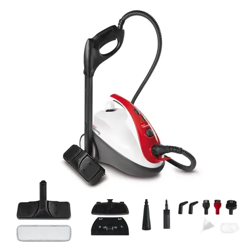 Aparat de curatare cu aburi Polti Vaporetto Smart 30 R, 1800 W, 1.6 L, rosu-alb Cel mai bun preț
