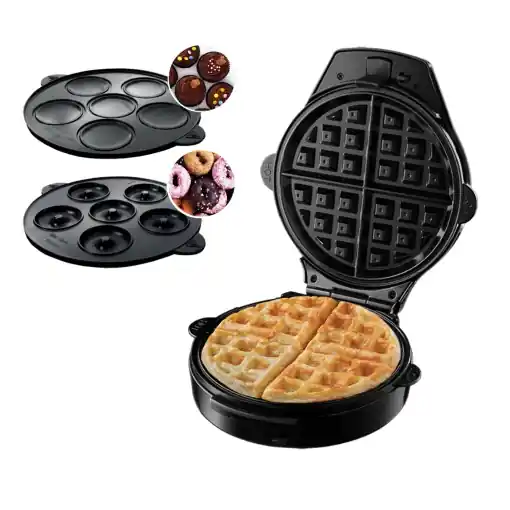 Promoție Aparat multifunctional Russell Hobbs Fiesta 24620-56, 3 in 1, 900W, placi antiaderente, rosu