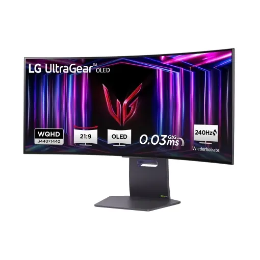 Preț redus Monitor gaming OLED LG UltraGear 34GS95QE-B, 34, QHD UltraWide, 240Hz, negru