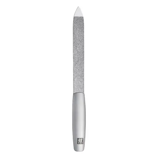 Pila de unghii premium ZWILLING Saphir, 130 mm, argintiu, pentru manichiura si pedichiura Ieftin