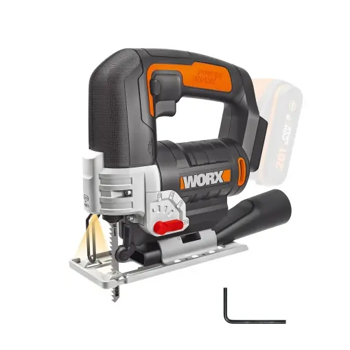 Promoție Fierastrau pendular Worx WX543.9, 20V, fara fir, compatibil PowerShare