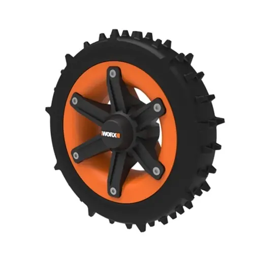 Vezi acum Roti off-road pentru robot de tuns iarba WORX WA0955, compatibile modele Landroid WR147E.1, WR148E, WR153E, WR155E