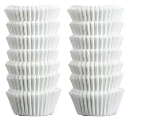 Mini-Muffinformchen Zenker, 240 buc, Hitzebestand, 30x25mm, Alb Reducere specială