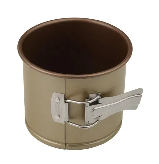 Forma de copt pentru paine Zenker Pollerbrot, 12 cm, antiaderenta, aurie Disponibil imediat