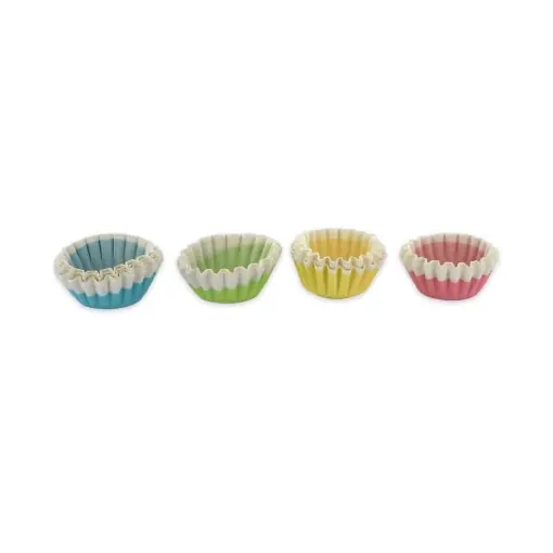 Forme din hartie Zenker 684846, 100 bucati, diverse culori, 2,5 cm Ofertă specială